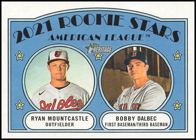 185 American League 2021 Rookie Stars (Ryan Mountcastle Bobby Dalbec) RS, RC